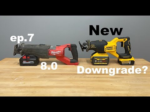 DeWALT 20v Reciprocating saw Review DCS382B AND Milwaukee M18 Fuel 2722 | Sawzall ep.7