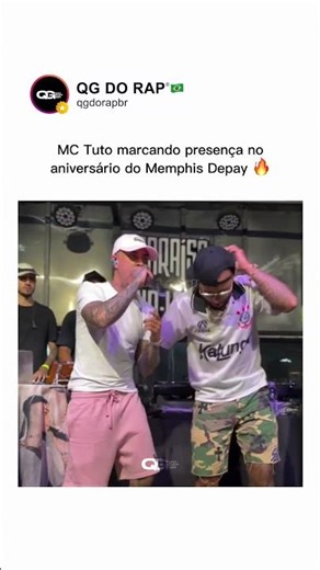 MC Tuto performed at Memphis Depay's birthday party 🔥 #mctuto #funk #memphisdepay #jogador