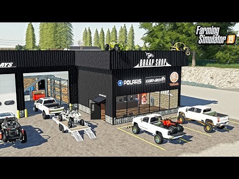 WELCOME TO THE BRAAP SHOP! (BUILDING A POWERSPORTS STORE) | FARMING SIMULATOR 2019