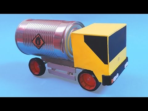 How to make a truck with recycled materials