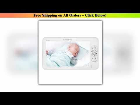 SM70V2 7" 1080P HD Split Screen Video Baby Monitor with two Camera, Hack Proof, Remote