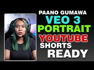 VEO 3 TUTORIAL HOW TO MAKE PORTRAIT VIDEO - READY TO UPLOAD