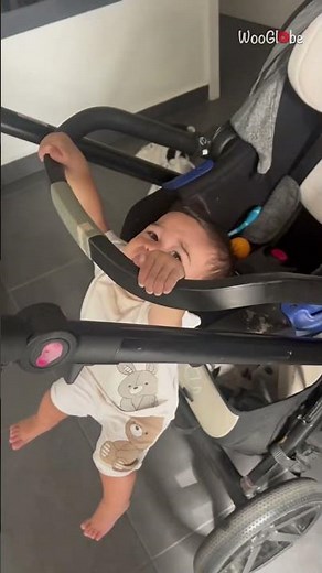 Stroller Fails: Baby's Hilarious Gymnastics Escape Attempt || WooGlobe