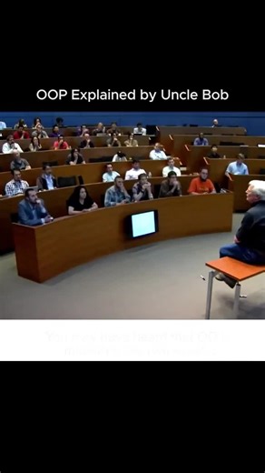 Code.hub on Instagram: "OOP explained by Uncle Bob. . Share & follow for more such info content. . . . #coding #oops #unclebob #solidprinciples #programming #developer #softwaredeveloper #python #java #javaprogramming #software #objectoriented #placement #mit #cse #computerscience #bca #solid #webdeveloper"