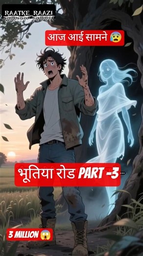" भूतिया रोड ☠️"Part 3 3AM Village Horror Story #shorts #bhoot #bhootiyarode #bhootcartoon