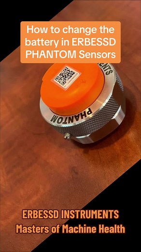 4 Simple Steps to change the battery in ERBESSD Phantom Expert GEN3 Sensors! #erbessdexperts #erbessdinstruments #mastersofmachinehealth #vibrationanalysis #phantom #conditionmonitoring