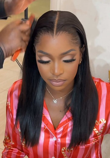 Cozy Hair Care Routine with Long Black Hair