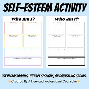 “All About My Favorites” — Self-Esteem & Get-to-Know-Me Worksheet, SEL