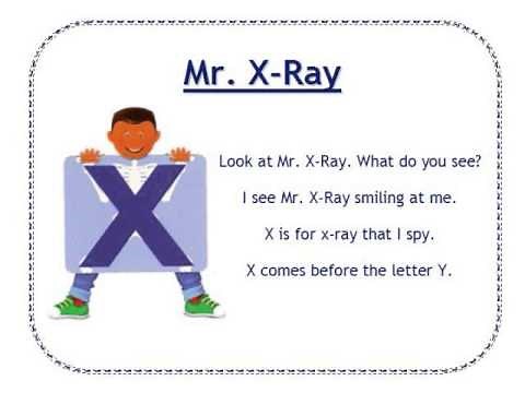 Alphafriends: Mr. Xray