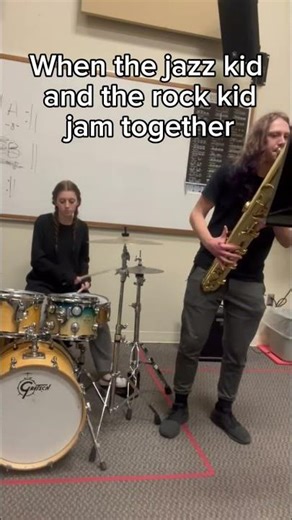When the jazz and rock kids jam together