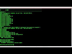 MST (Multiple Spanning Tree) lab on Cisco Catalyst Switches