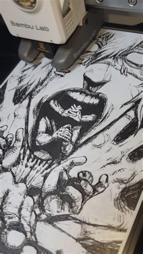 Mahito Domain Expansion Hueforge 👐 #3dprinting #jujutsukaisen #anime #manga