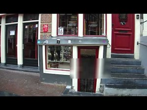 Amsterdam Red Light District Canal Windows