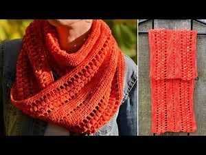 How To Crochet Infinity Scarf