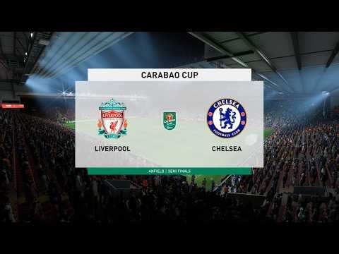 FIFA 23 | Liverpool 3 - 0 Chelsea | Carabao Cup - Semi-Final 1st Leg - 25/26