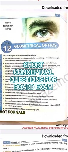 Short Conceptual Question 6 Unit 12 Class 10 Physics #Board #Exam #slo #mcqs #numericals #class10