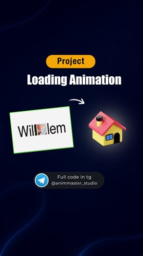 Animmaster on Instagram: "✨ Willem Loader Animation 💻 Source Code → Link in bio 💬 Or Comment “loader” and I’ll send you the source code! ⚡️ ❤️ Like | 💬 Share | 📌 Save for later Follow 👉 @animmaster_studio for more epic UI animations! #frontend #uianimation #cssanimation #javascript #html #webdesign #creativecoding #codeart #animmasterstudio #reels"