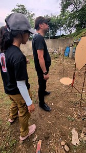 Kikay Cruz supervising her Tito Michael Fajatin perform the close quarters shooting drill from a concealed appendix Mexican Carry position... | Snooky Cruz