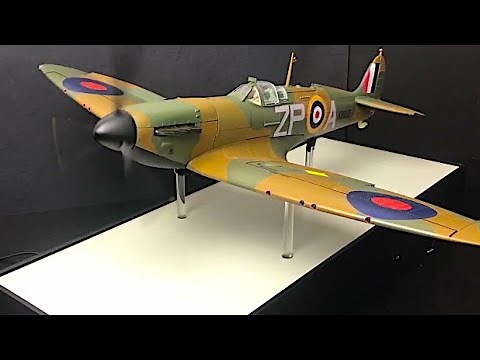 Flight of the Hachette 1/18 Scale Model Spitfire Mk.1A