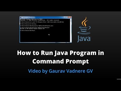 How to Run Java Program in Command Prompt