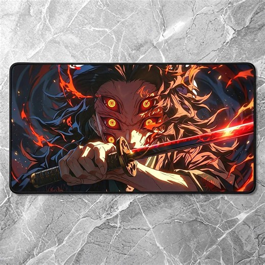 Anime Desk Mat Large Gaming Mouse Pad Aesthetic Samurai Desk Pad Extended Mousepad Computer Keyboard Mat XL Desk Accessory Gifts for Gamer - Etsy