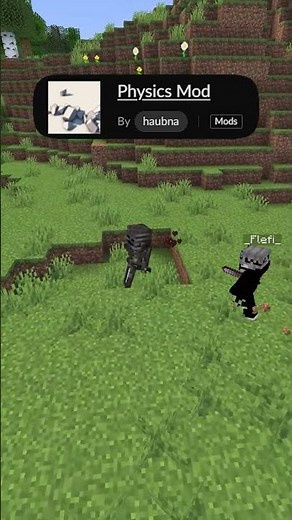 Minecraft Physics Mod is INSANE #minecraft #mods