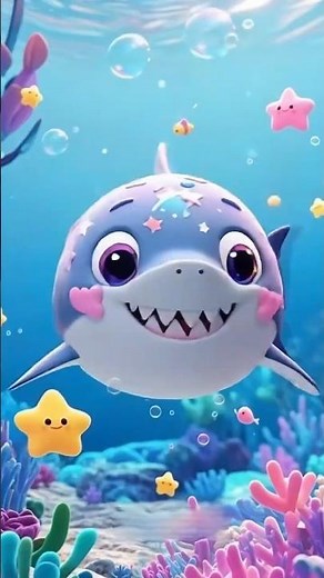 Fun Underwater Song for Kids- Mama Shark Dance 🦈| 2D Animated Nursery Rhyme by Kidpid Toons