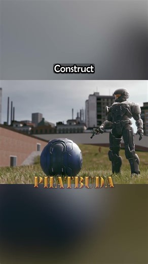 Construct ☁️ Halo Animation #halo #haloart #3danimation