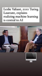 Happy birthday, Leslie Valiant! Valiant received the #ACMTuringAward in 2010 for transformative contributions to the theory of #computation, including the theory of probably approximately correct (PAC) learning, the complexity of enumeration and of algebraic computation, and the theory of parallel and distributed computing. In this video, Valiant explains realizing that machine learning is the central concept to artificial intelligence. https://bit.ly/4bfcI7a | ACM - Association for Computing Ma