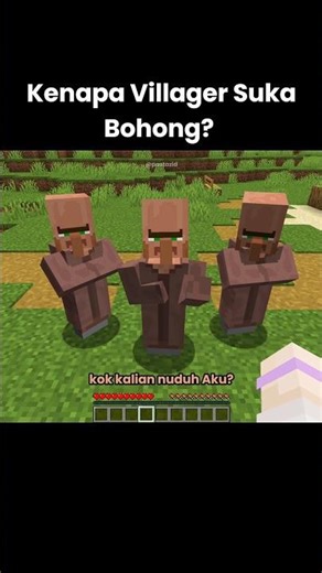 Gimana Kalo Minecraft Tapi Villager Suka Bohong