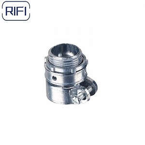 [Hot Item] 3/4 Inch Bx Zinc Straight Squeeze Connector Zinc Die Cast