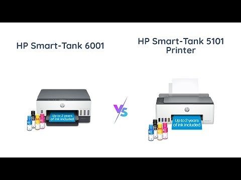 HP Smart-Tank 6001 vs 5101: Which Ink-Tank Printer is Best for Families?
