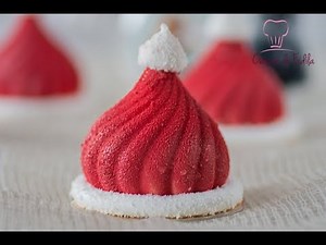 Entremets lait d'amande framboise: comme un bonnet