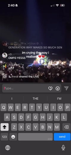 Emotional Reaction to Conan Gray's Performance