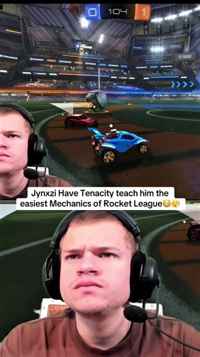 Tenacity tries to teach him the easiest Mechanics in Rocket league🤯👀#jynxzi #rocketleague #tenacity #jynxziclips #fyp @Jynxzi @Tenacity