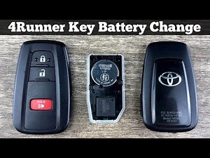 2021 - 2024 Toyota 4Runner Key Fob Battery Replacement - How To Change Replace Remote Fob Batteries