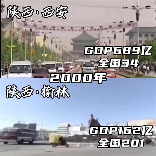 陕西双子星城市对比，中西部第一个双万亿省份即将诞生