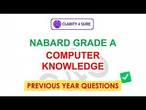 NABARD Grade a PYQ Computer