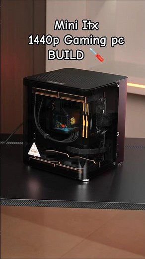 Mini ITX Beast 👺💥 1440p Gaming PC Build | Intel Ultra 7 265K ❄️ RTX 5070 FE 🔥 #pcbuild #miniitx