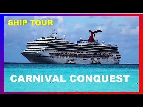 CARNIVAL CONQUEST elaborate SHIP TOUR incl BUFFET and CABIN