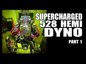 528 Blown HEMI Screams on the Dyno - Part 1