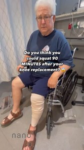 90 minutes ago, David received his knee replacement… and now he’s already squatting—pain-free! 🤯💪 Traditional knee surgery means months of pain, limited mobility, and grueling rehab. But with Nano Knee, recovery looks completely different: ✅ No hospital stay – Walk out the same day ✅ No metal rods or invasive drilling – We preserve more of your natural anatomy ✅ No long, painful recovery – Most patients walk within 30 minutes and regain movement FAST ✅ Performed under regional anesthesia – Les