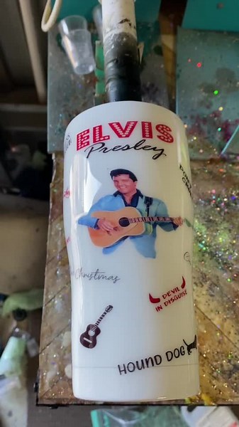 mr blue suede shoes #elvispresley #fyp #art #epoxy #tumbler #foryou #foryoupage #resin #craft #epoxytumbler #elvis #smallbussiness