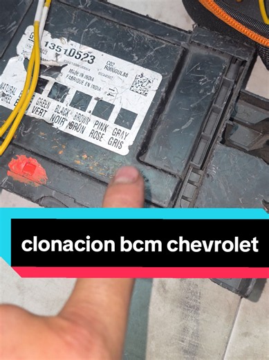 clonacion o lectura y escritura de eeprom y flash de modulo bcm de chevrolet spark 2017 #diagnostico #electricidadyelectronicautomotrizfredy #elsalvador #71148229 #reparacion