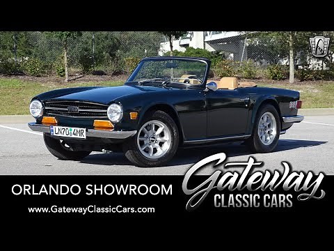 1971 Triumph TR6 Convertible For Sale Gateway Classic Cars Orlando 1782