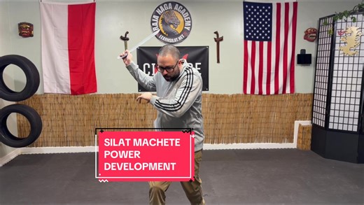 Parang/ Machete power development idea from our Parang form. Check us out at LEARNSILAT.NET. #silat #martialarts #onlinetraining #fight #selfdefense