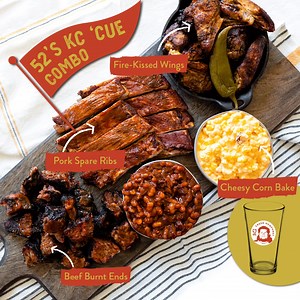 112 reactions · 12 shares | $ퟔퟎ  ퟓퟐ’퐬 퐊퐂 ‘퐂퐮퐞 퐂퐨퐦퐛퐨: - Pork Spare Ribs - Beef Burnt Ends - Fire-Kissed Wings - Hickory Pit Beans - Cheesy Corn Bake - Commemorative Creed Humphrey glass Available this Saturday & Sunday only! | Jack Stack Barbecue | Facebook