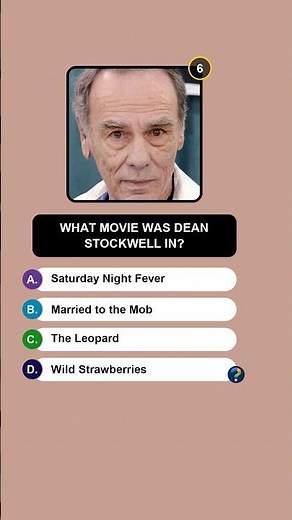 Can You Guess What Dean Stockwell Was In? 🤔 #Shorts #MovieTrivia