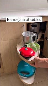 How to make pull-out trays for a kitchen corner