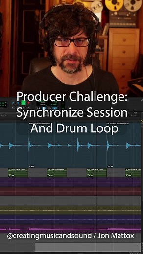 12K views · 49 reactions | Producer Challenge: Synchronize Session and Drum Loop | Creating Music And Sound | Facebook
